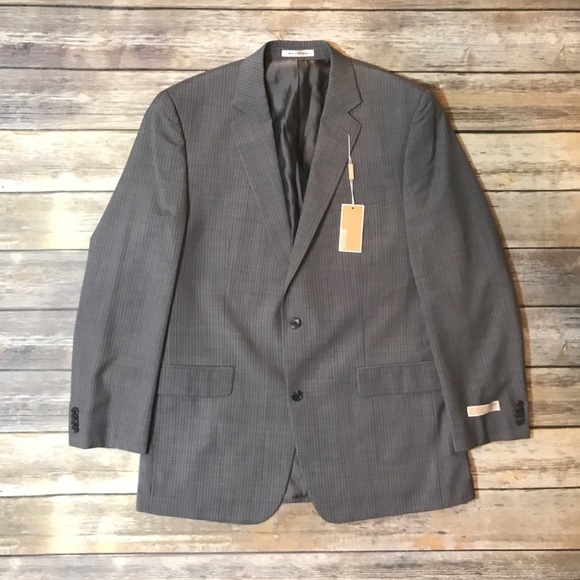 MICHAEL Michael Kors Other - Michael Kors NWT Light Gray Pinstripe Suit Jacket